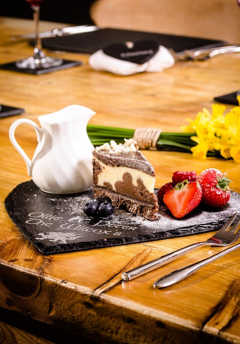 Artistic Plating Dessert